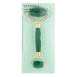 Green Quartz Facial Roller - Roller facial pentru masaj